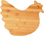 Hen Shaped Cutting Board | Bamboo Hen Board | Laser Etched, LLC
