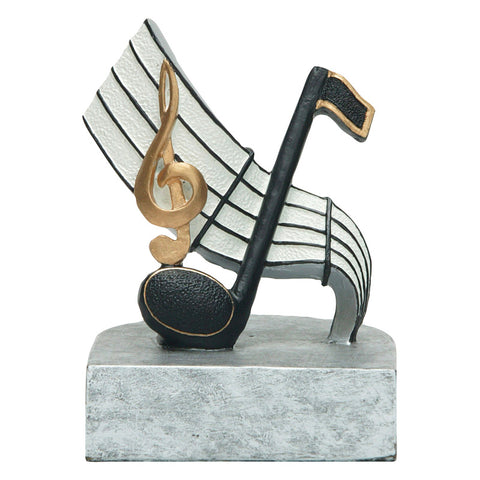 Color Tek Music Note Figure Award - 4"