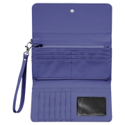 7 1/2" x 4" Leatherette Wallet with Strap