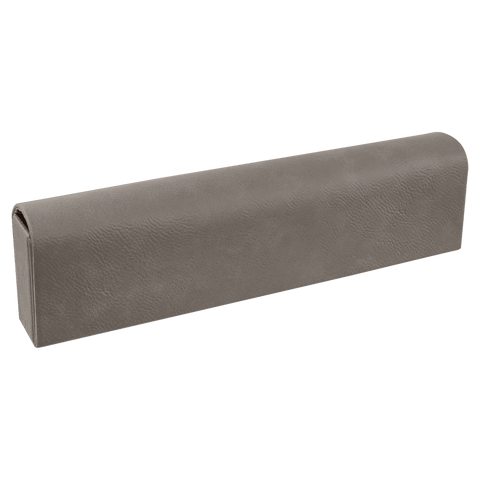 9 3/4" x 2 1/2"  Engraved Leatherette Pill Box