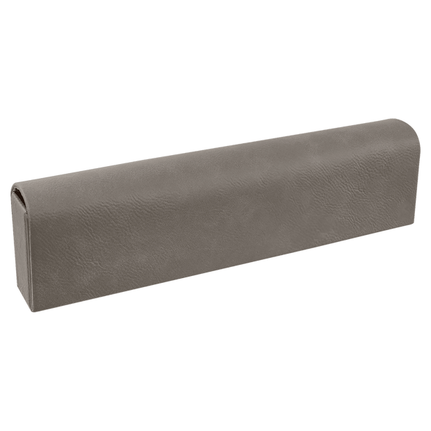 9 3/4" x 2 1/2"  Engraved Leatherette Pill Box