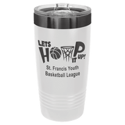 20oz Polar Camel Ringneck Vacuum Insulated Mug/ Tumbler Laser Engraved