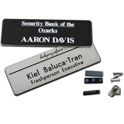 Engraved Plastic Name Tag