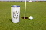 Polar Camel 20 oz. White Golf Tumbler with Dimples and Slider Lid