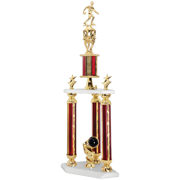 Champion Three Column Trophy
