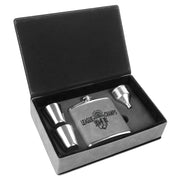 Copy of Leather Wrapped 7 oz. Stainless Steel Flask Kit