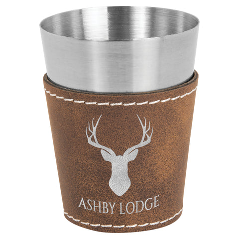 Custom Whiskey Glasses | Stainless Steel Shot Glass | Laser Etched