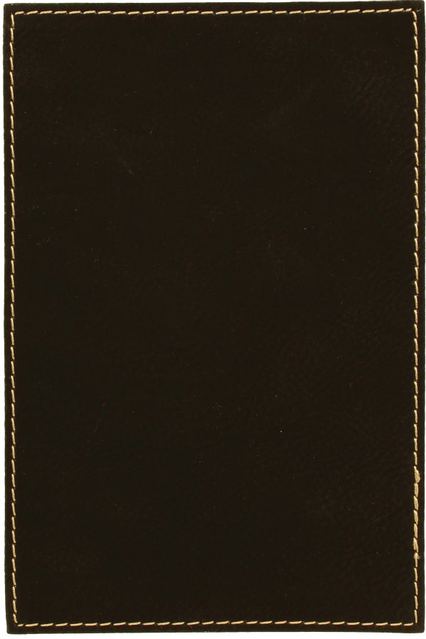 Leatherette Plaque, Black plaque that engraves Gold, Award and Recognition