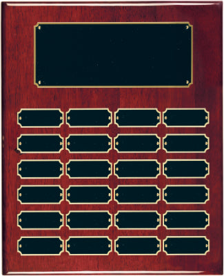 Rosewood Piano Finish Completed Perpetual plaque - 7 Sizes Available