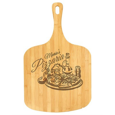 Bamboo Pizza Peel | Bamboo Pizza Board | Laser Etched