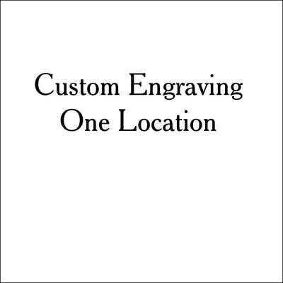 Custom Engraving One Location - Customer ships their item to my shop