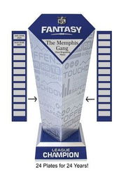 Fantasy Football Trophy | Beautiful Football Trophy | Laser Etched